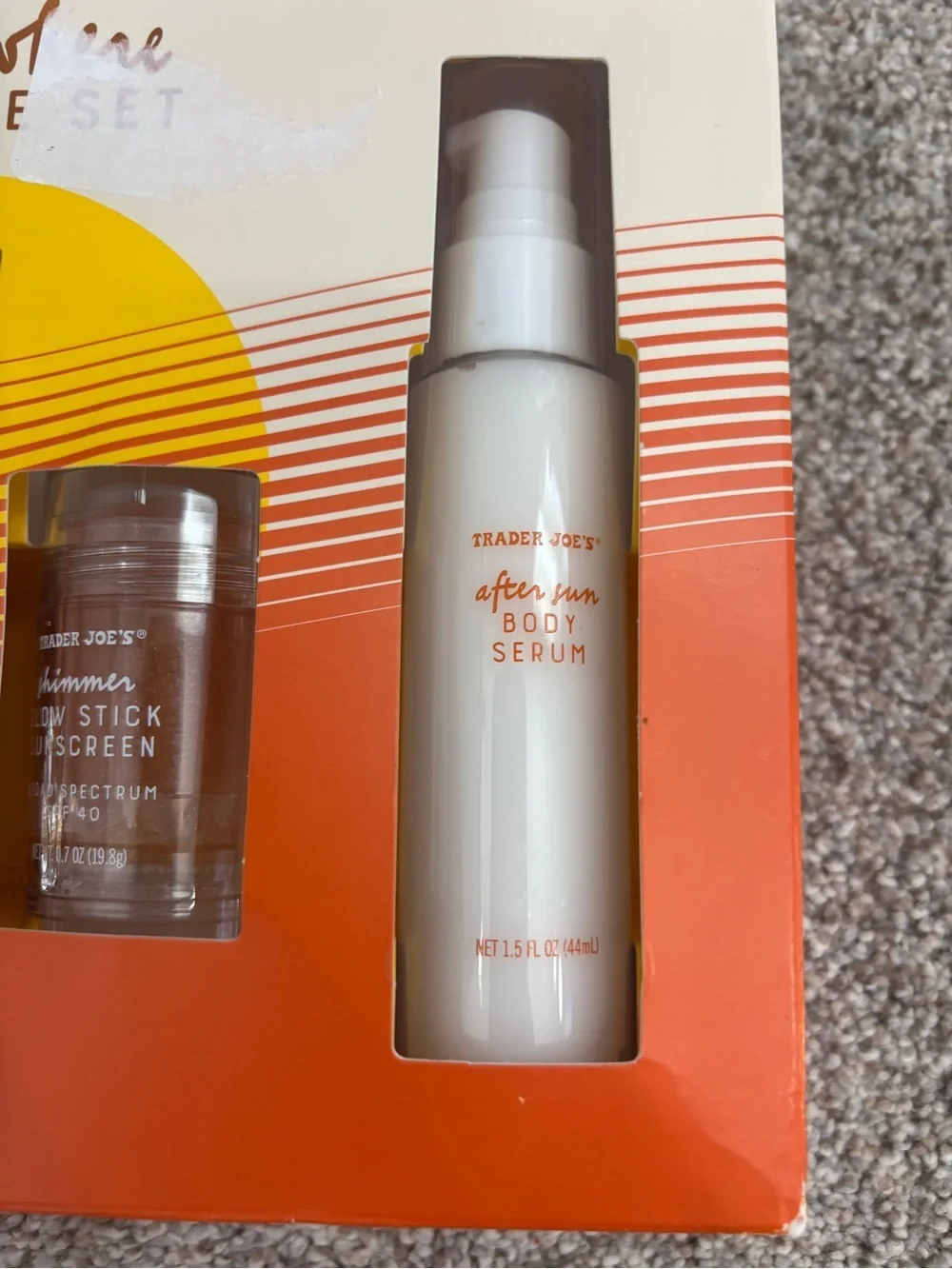 🆕 NWT Trader Joe’s Glow Anywhere Body Sun Care Set